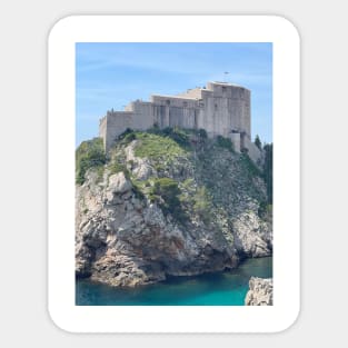 Dubrovnik Fort Sticker